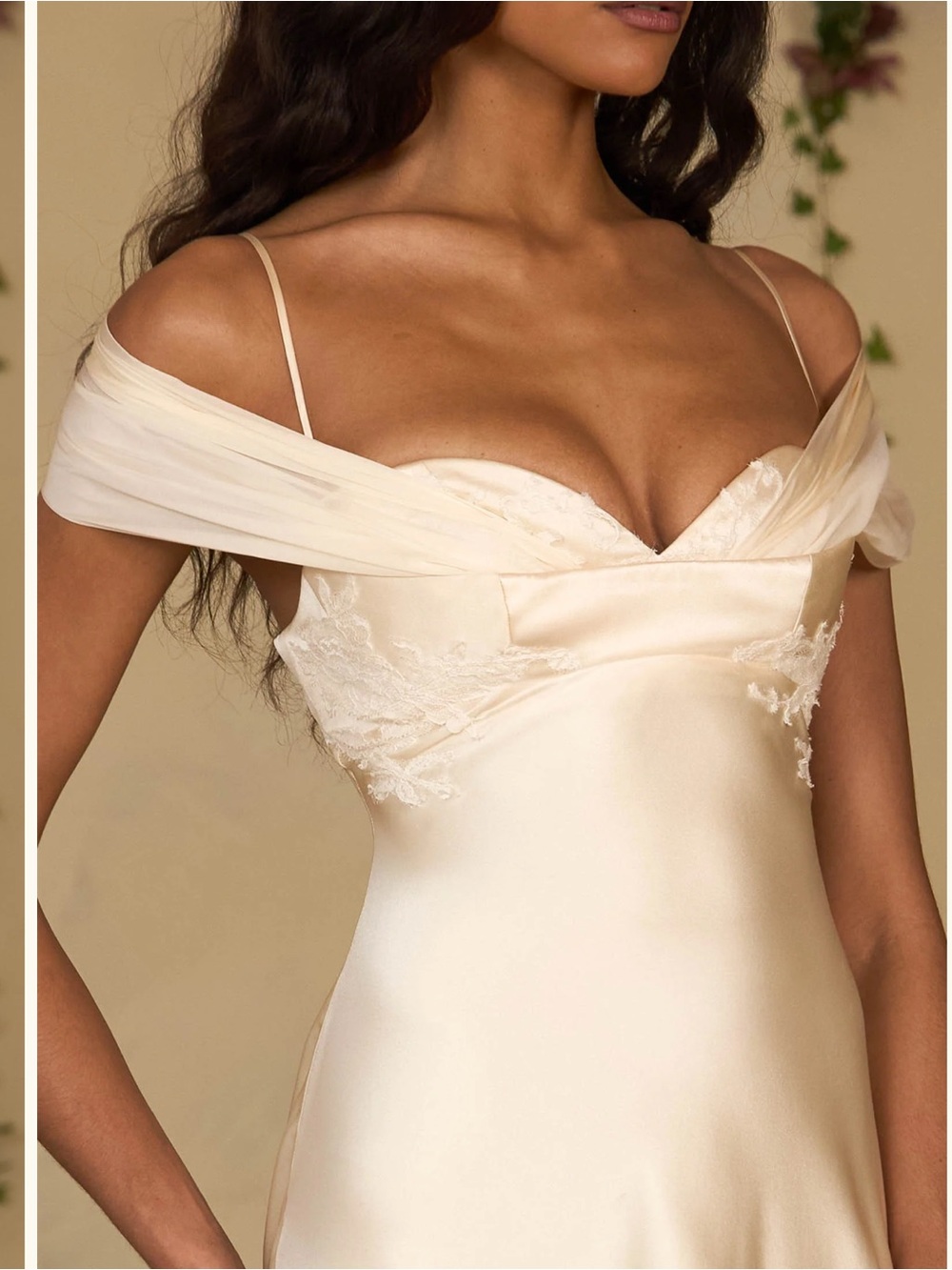 Mirror Palais belle de Jour mini dress in antique pearl